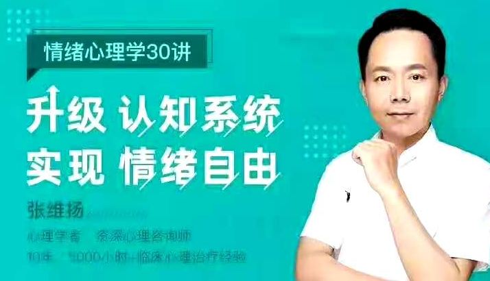 张维扬心理首个聚焦情绪的心理学大课全集百度网盘百度云下载