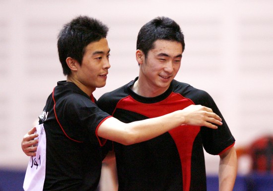 图文-大运会乒乓球10日赛况 中国选手男双夺冠