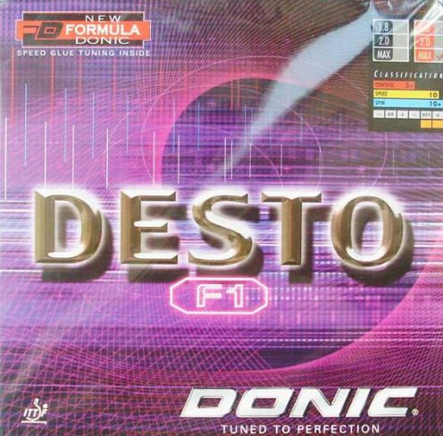 多尼克Desto F1 德士途 DONIC Desto F1 10010性能及参数