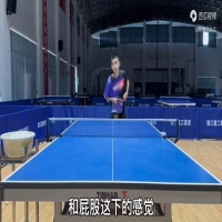 陈康宁教练：正手时，你腹部的感觉和屁股有什么不同？