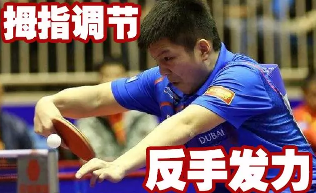 【慢动作】国家队教学:樊振东反手拨球技术